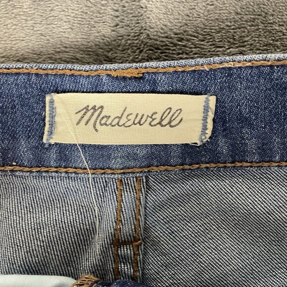 Madewell Jeans Womens 26 Blue The Perfect Vintage Straight Hi Rise Cropped - Picture 5 of 11